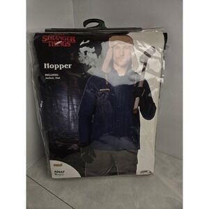 Stranger Things Hopper Adult Costume Large Spirit Halloween Netflix Sheriff Jack